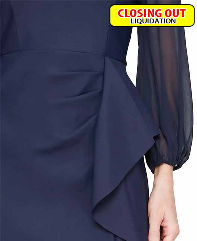 Image of Alex Evenings Women's Ruffled Off-The-Shoulder Gown