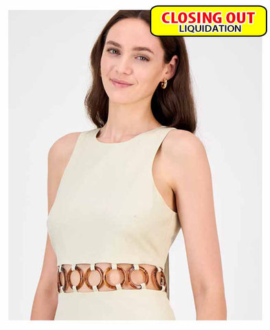 Image of RACHEL Rachel Roy Women's Daphne Ring-Trim Cutout Dress