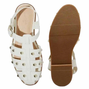Universal Thread - Women's Winnie Studded Fisherman Sandals -  Off-White