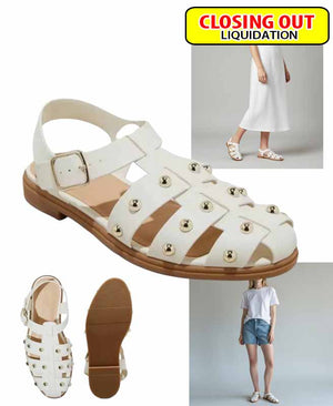 Universal Thread - Women's Winnie Studded Fisherman Sandals -  Off-White