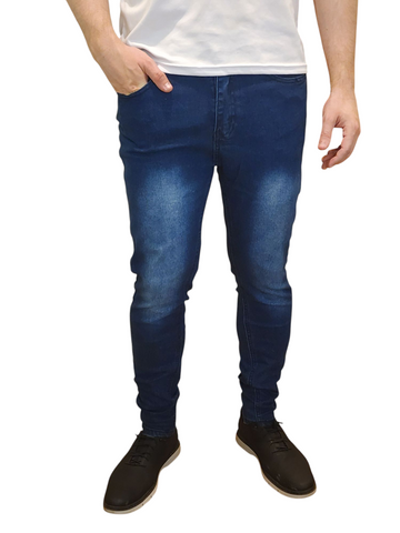 Image of Men's Jeans Thick Fabric Slim Stretch Men's Pants