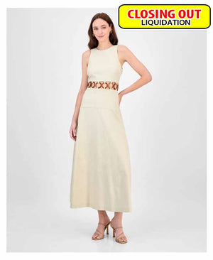 RACHEL Rachel Roy Women's Daphne Ring-Trim Cutout Dress