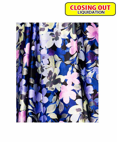 Image of Betsy & Adam Women's Floral-Print Strapless Ball Gown