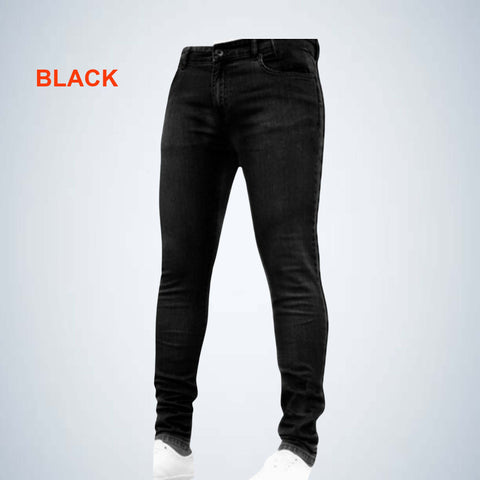 Image of Men's Jeans | Slim-Fit Stretch Denim Pants Jeans