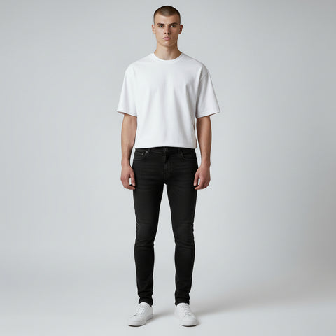 Image of Men's Jeans | Slim-Fit Stretch Denim Pants Jeans (#1085)