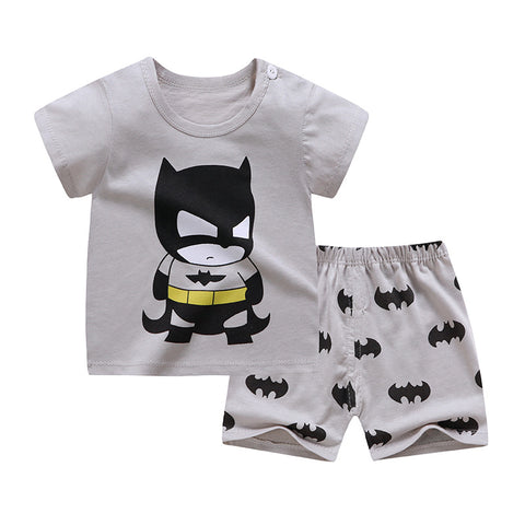 Image of Two-piece Summer Suit pure Cotton for baby, Toddler, Kids Boys