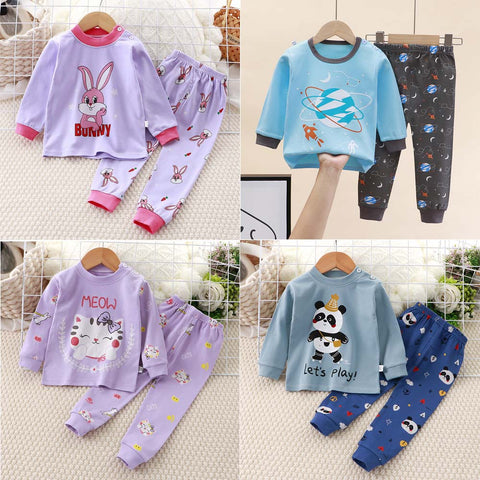 Image of 0-7 years old Boy and Girl Baby, Toddler, Kids Two Piece Pajama