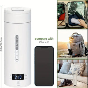 Portable Travel Electric Kettle with Auto Shut-Off Stainless S304 (450ml capacity)